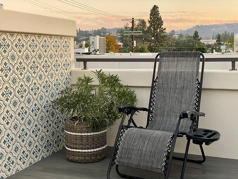 Views of the hills from the patio