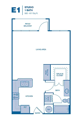 Floor plan E1
