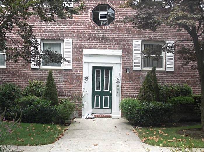 front of building