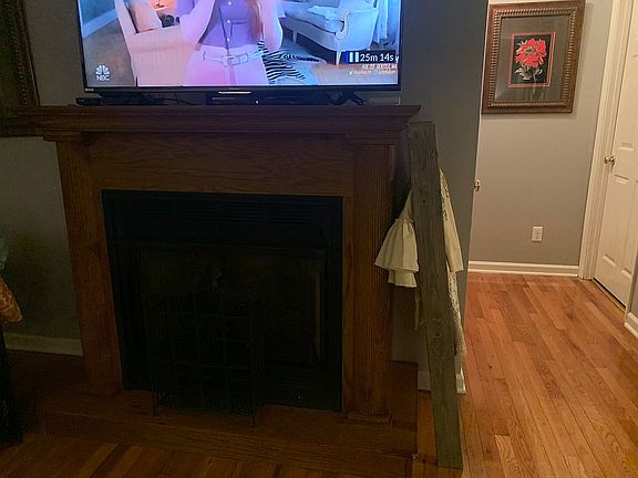 Fireplace in living room