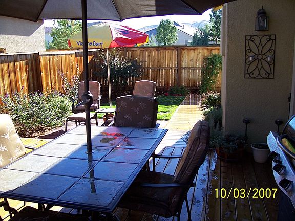 16X16 Redwood Deck