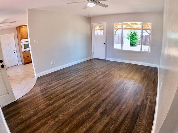 Bright Livingroom with great view of back yard.