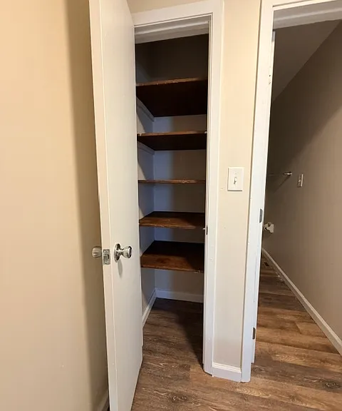 Upstairs hall closet