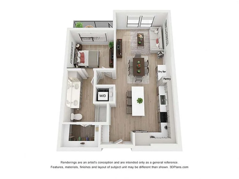 Floor plan 1-D