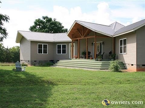 Side view of main residence