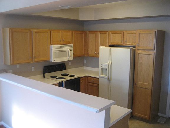 Kitchen with all of the appliances.