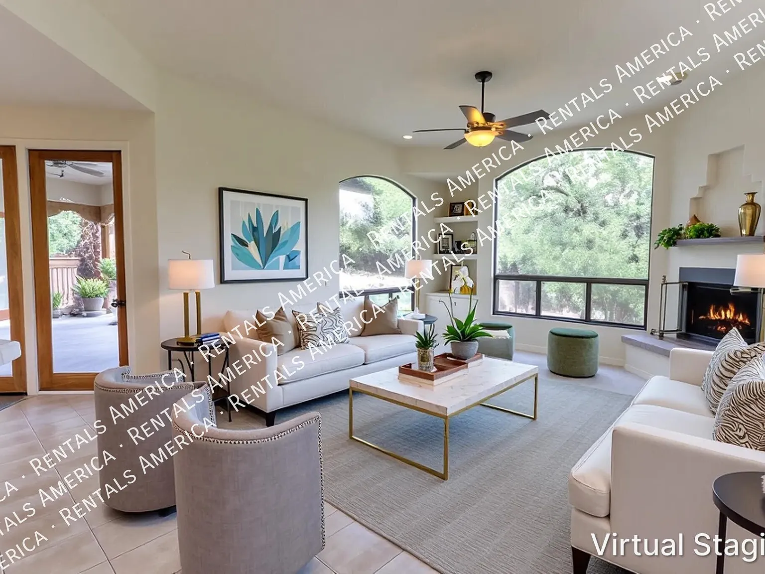 Beautiful 4 bedroom 3/5 bath Retreat with Mountain Views, Pool & Spa — Photo 4