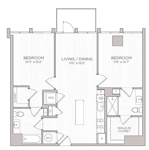 Floor plan B3 2B