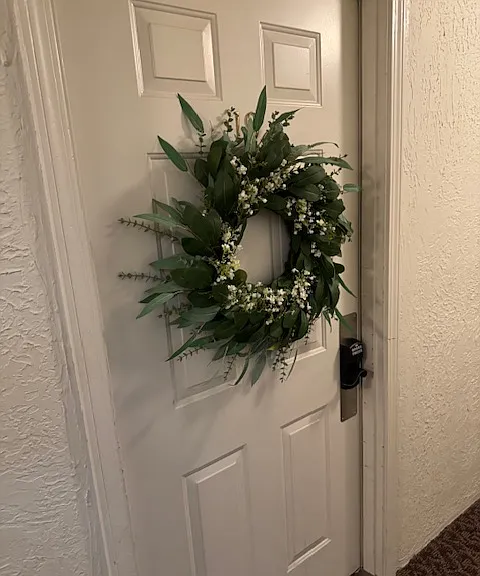 Welcome home - entry door with new keypad lock