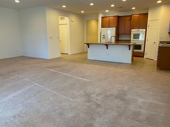Living room and kitchen
