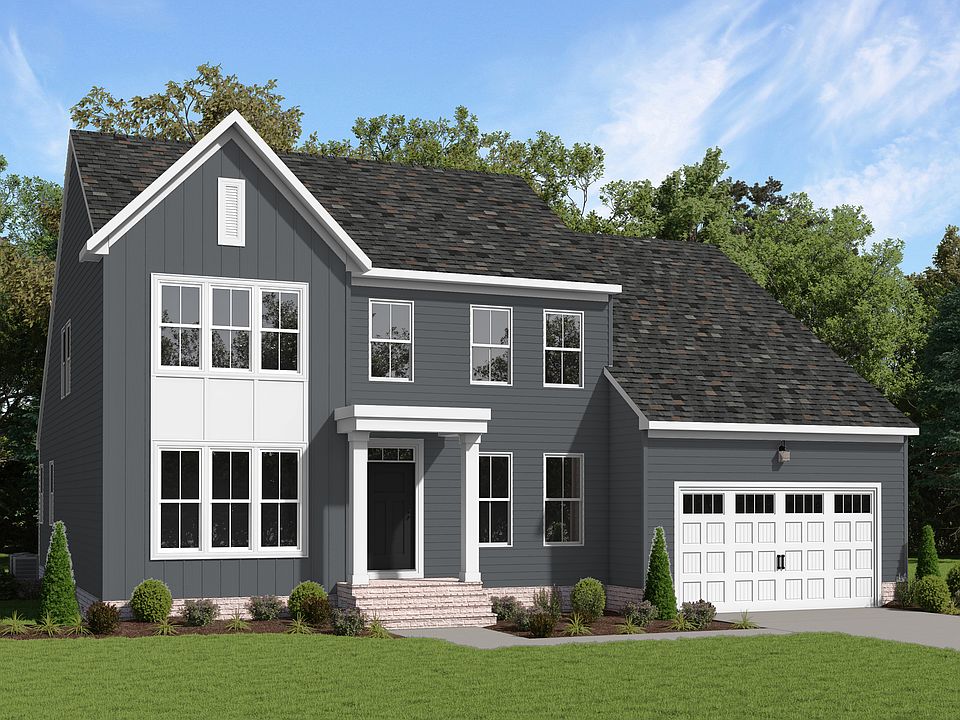 Parkview Modern Farmhouse A - Front-load garage
