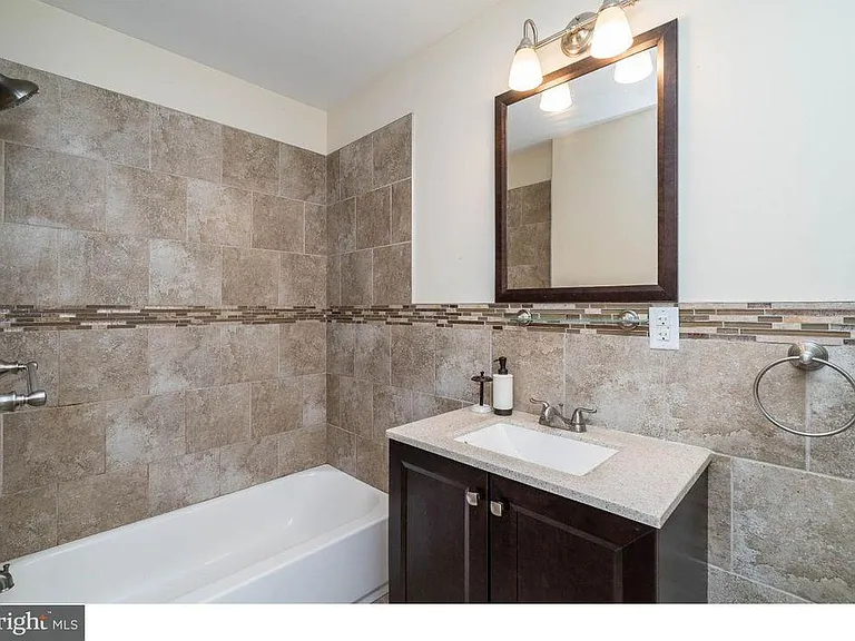 Tile bathroom