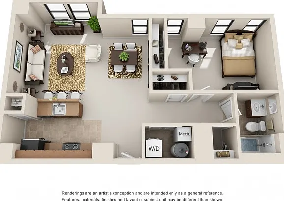 1 Bedroom | 1 Bathroom 1 Bedroom | 1 Bathroom
