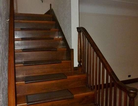 Staircase to the upper levels!