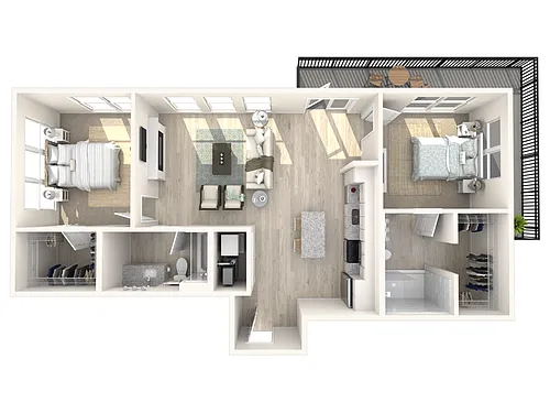 Floor plan B21