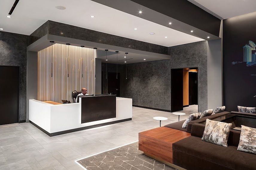 NEXUS front lobby/entrance a cozy and spacious sitting area for your guests.