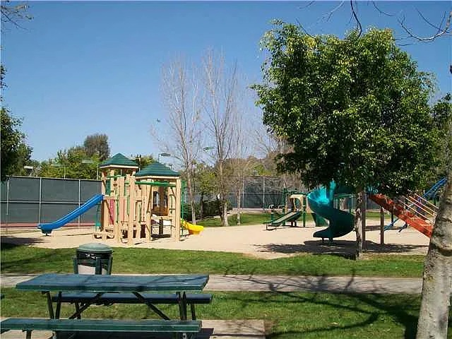 Play area & the park.