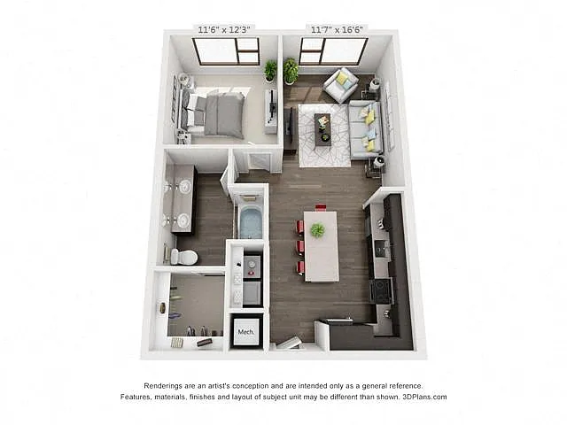 Floor plan A4 Ansi
