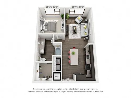 Floor plan A4 Ansi