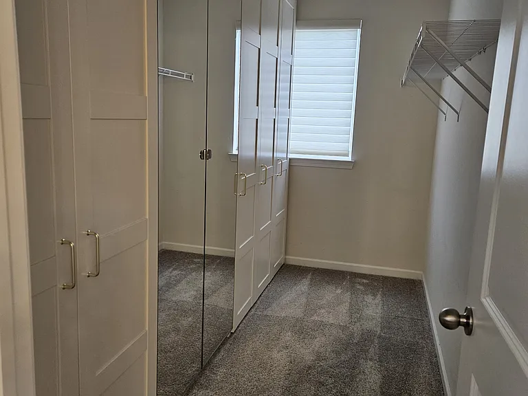 Master bedroom walk to Master Bathroom