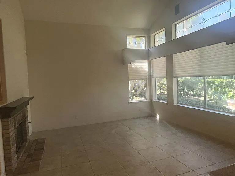 Den off of kitchen