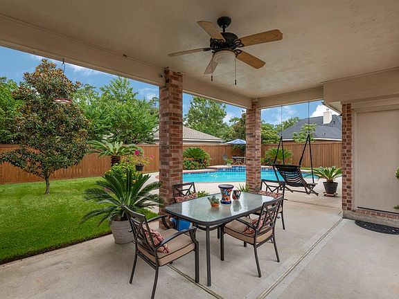 The perfect spot for morning coffee, reading or dining with family and friends.