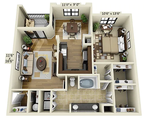 Floor plan Maple