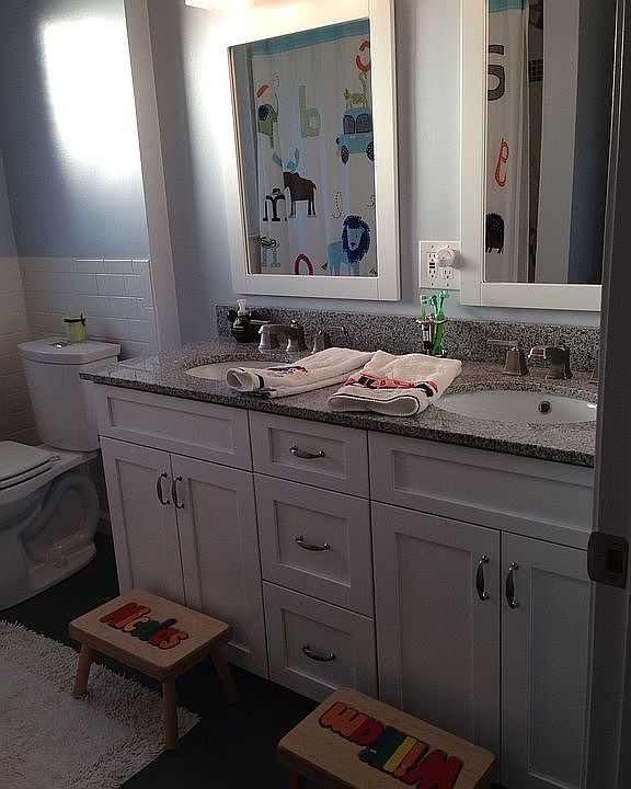 Remodeled upstairs Bath