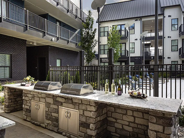 Outdoor grills and chef's kitchen