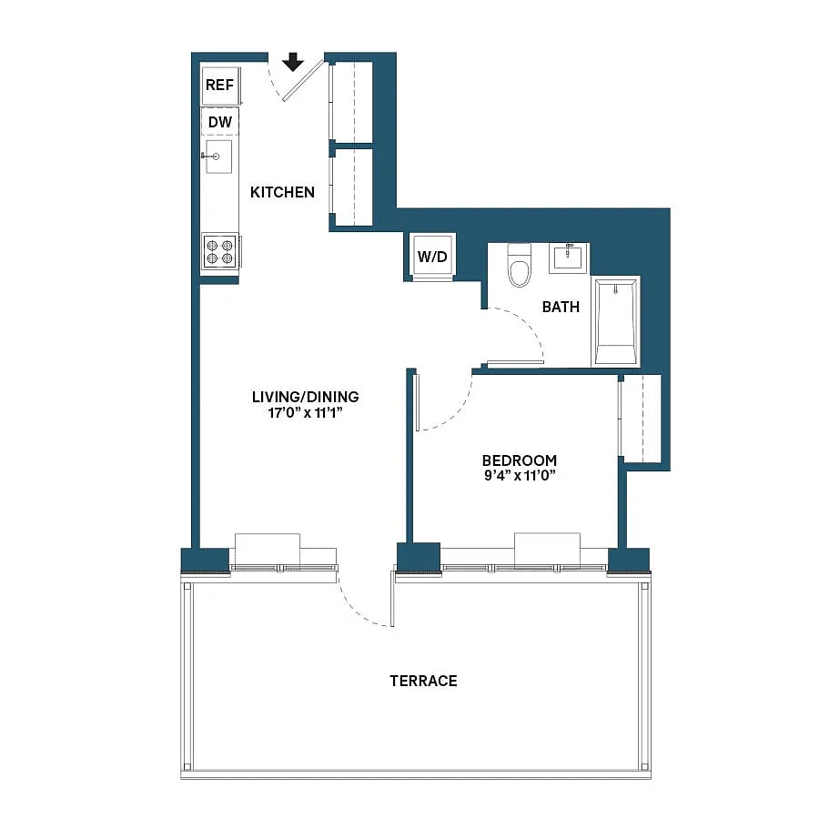 Floor plan A01G