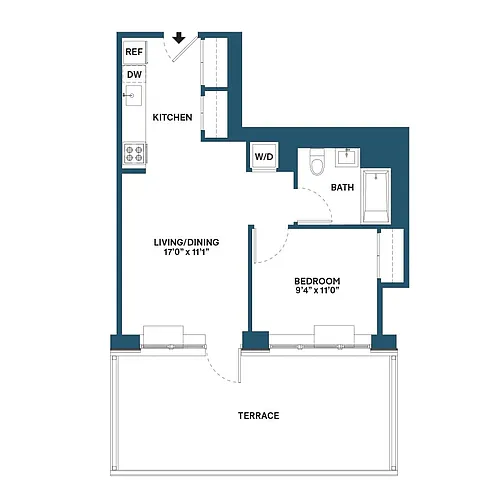 Floor plan A01G