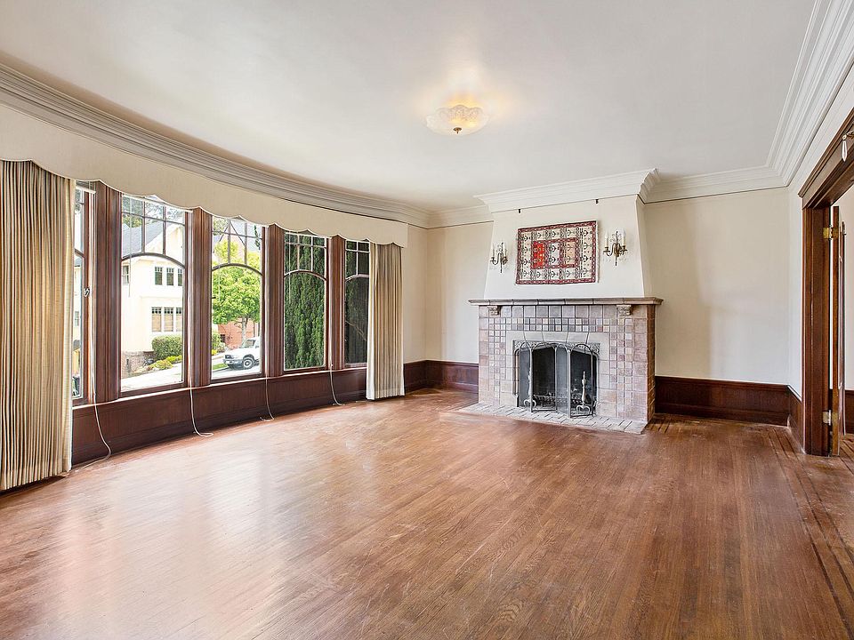 Formal Living Room with Fireplace!