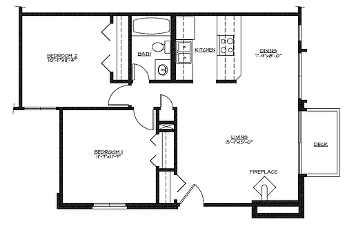 Floor plan Audubon