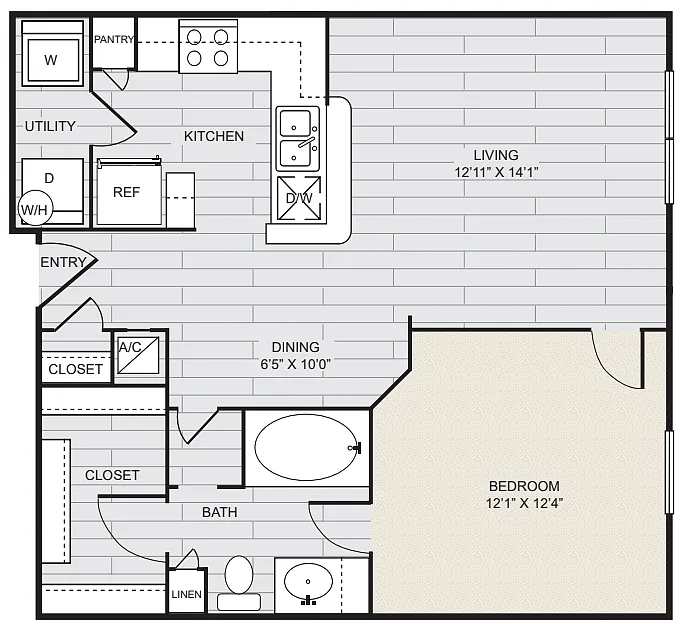 Floor plan A12