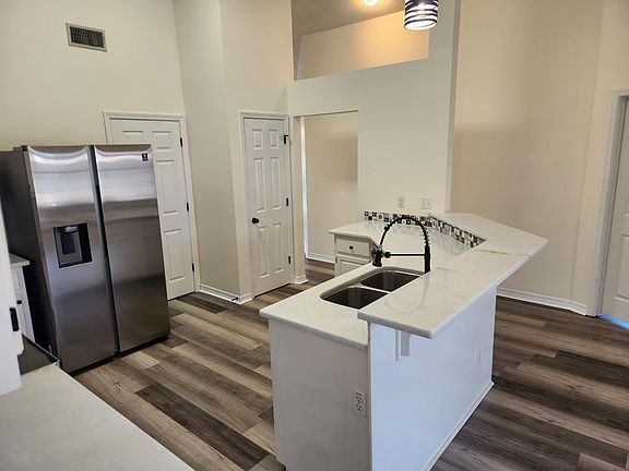 Open concept kitchen