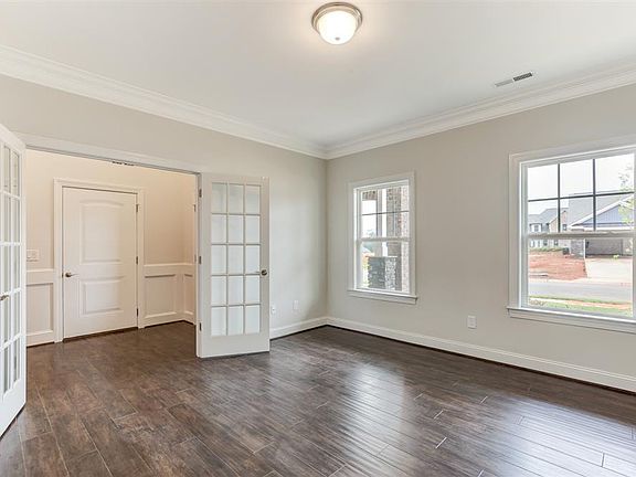 Study with French doors