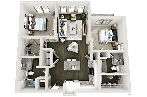 Floor plan B22