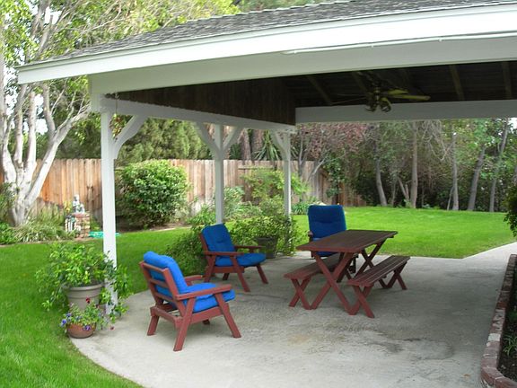 Covered patio
