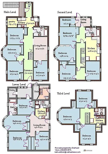Floor plan 16 Bed 6 Bath