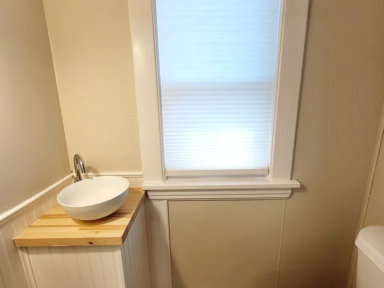 Main floor half bathroom