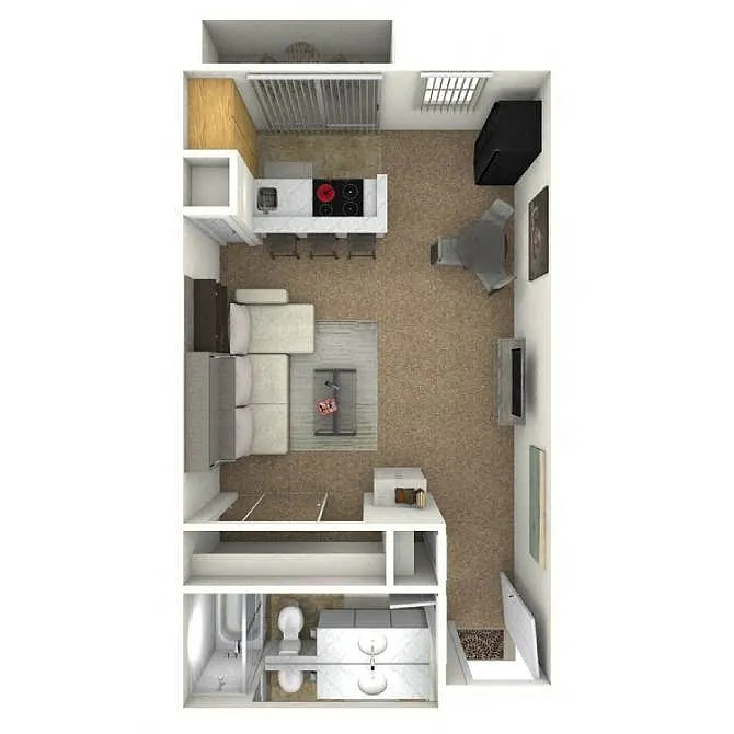 Floor plan Studio