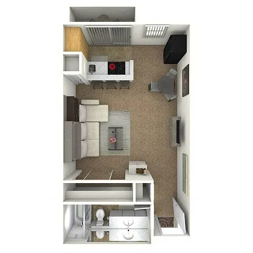 Floor plan Studio