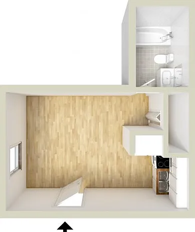 Studio floor plan Studio floor plan
