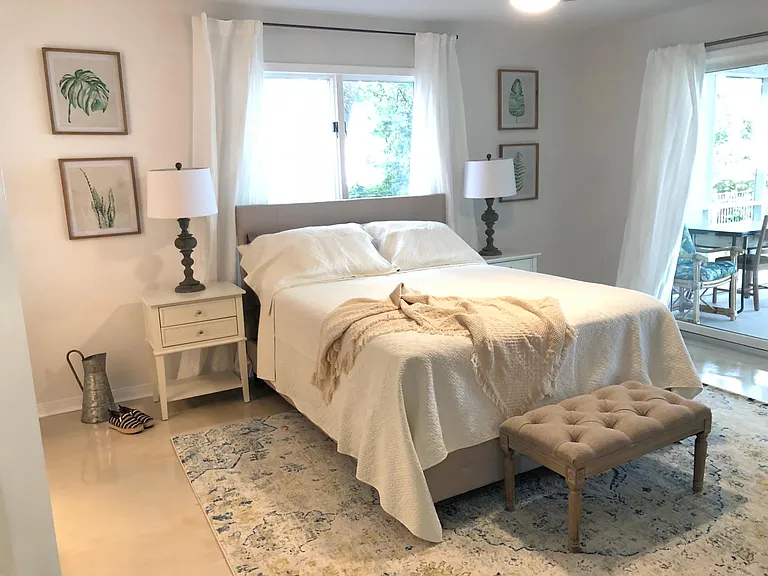 Waterfront bedroom