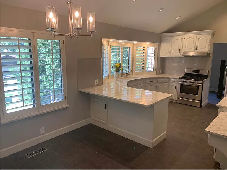 Kitchen and dining room