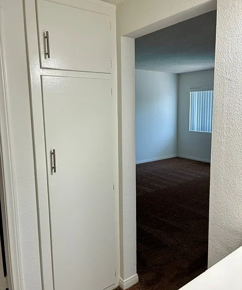Hallway with Generous Storage Space