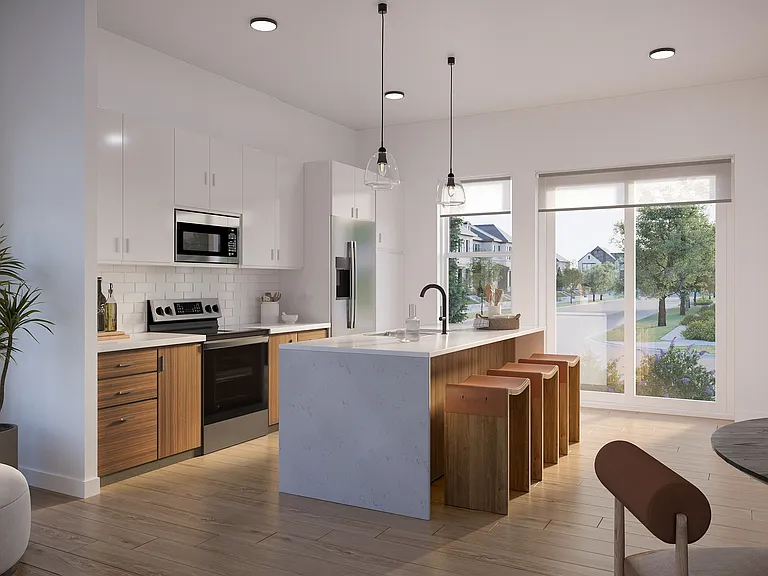 The Oxenfree Stonebriar Four Bedroom Ascent Floor PlanIndustrial Kitchen