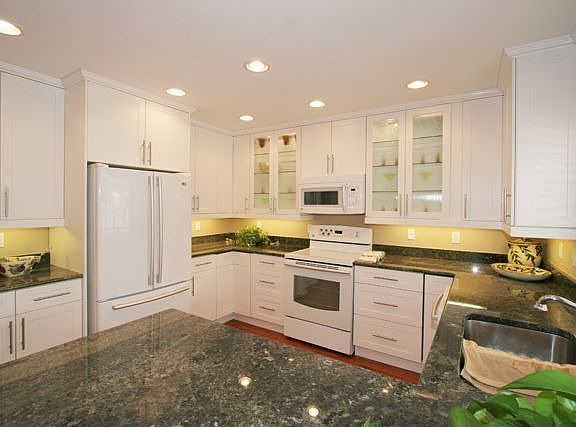 Slab Granite here & vanities