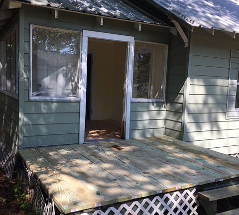 New Treated Lumber on Deck