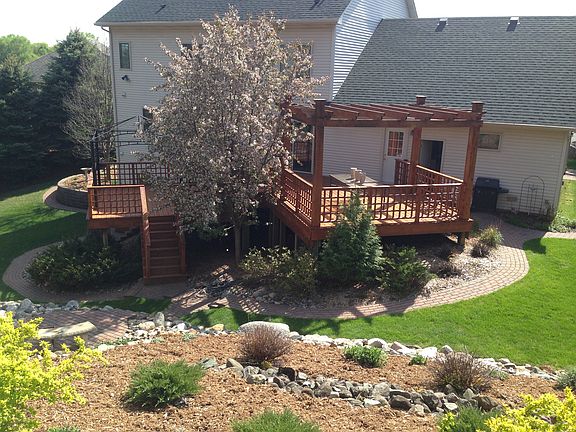 Back of house and deck from 